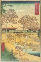 Japanese Print on Paper Ando Hiroshige