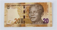 South Africa 20 Rand Bill Note