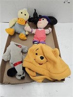 Stuffed Animals  & Winnie-the-Pooh Hat