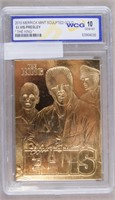 2010 Merrick Mint Sculpted Gold Elvis Presley