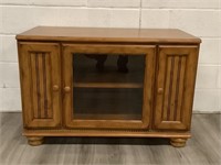 Ornate Wooden Entertainment Stand
