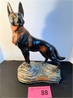 Ceramic Rin Tin Tin Dog