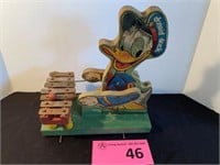Vintage Wooden Donald Duck