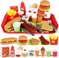 BeebeeRun Play Food Toys, Pretend Play Kitchen S