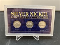 Silver Nickel Mint Mark Collection
