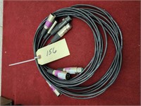 Microphone Cables 10 ft     Qty 4