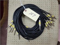 Straight to Straight 7-8 ft Cables  Qty 14