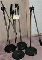 Solid Base Boom Stands   QTY 4