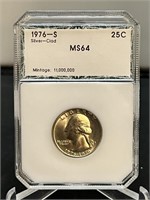 1976S Washington Quarter PCI MS 64