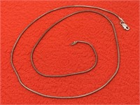20in. 925 Italy Sterling Silver Necklace 4.72