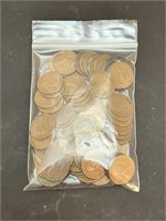 10 Oz of Unsearched Wheat Pennies
