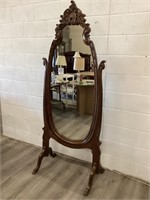 Vintage Mirror with Feet