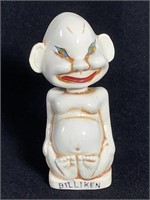 Vtg Billiken Ceramic Bobblehead Good Luck Figure