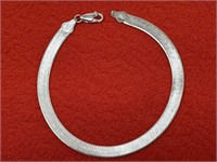 8in. 925 Italy Sterling Silver Bracelet 6.13