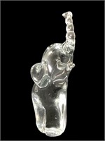 Art Glass Elephant Figurine FM Ronneby Sweden