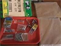 HARDWARE AND SAND PAPER LOT