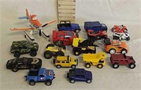 Toy Cars, Trucks, Airplane, Four Wheeler
