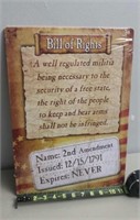 Bill Of Rights Metal Sign