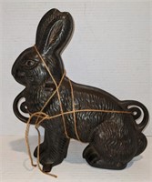 Griswold Cast Iron Easter Rabbit 11"x11"