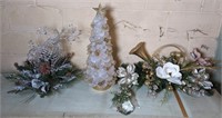 Horn Floral Display, Reindeer Display  Christmas
