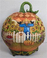 Jim Shore Holiday Pumpkin 10"T