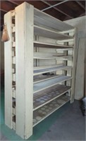 2-Sided Wood Shelving/ Storage Unit (21"×62"×69")
