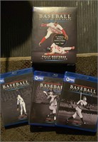 3 Blue Ray Disc Set -Baseball History like new ver