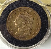 1838 US $5 Gold Liberty Coin