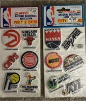 Rare Vintage 1984 IMPERIAL NBA PUFFY STICKERS