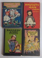 Vtg Raggedy Ann & Andy Books