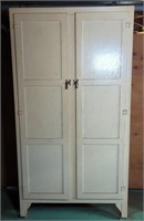 Vtg Mc Dougall Double Door Cabinet On Wheels