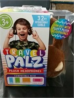 Sloth Travel Headphones NIB