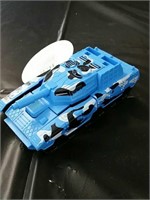 Blue Transformer Tank