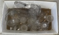 Lot w/ Glass Dishes Including Pitcher, Cups,