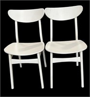 Two White Chairs