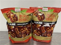 NEW! Lot of 2 Date Walnuts DAMAGED exp. 09.06.23