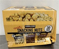 NEW! Snacking Nuts 30 ct DAMAGED exp.06.06.23