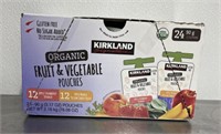 NEW! Fruit and Veg Pouches Damage 22ct exp12.07.23