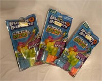 NEW!! Lot of 3 110pks of water balloons