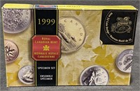 Set of 1999 Canadian Specimen Coin from RCM