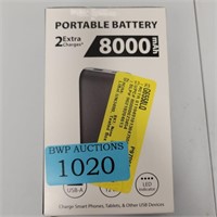 Portable battery charger 8000mah