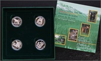 1996 Canadian Little Wild Ones Silver Coin Set