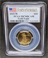 2015 W USA Gold $10 Eagle - PCGS Graded PR70DCAM