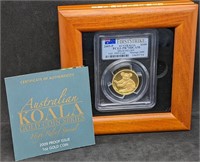2009 P Australia First Strike 1 Oz $100 Gold Panda