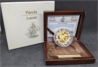 2008 China Panda Lunar 1 Oz. Gold Prestige Coin