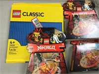 Lego ninjago sets and lego boards