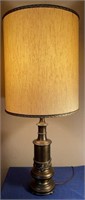 Vintage Chilo Inch Brass Lamp w/ Shade