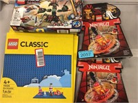 Lego ninjago & Thor sets, lego starter boards