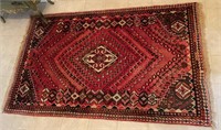 Vintage Hand Made Persian Wool Rug 5’ x 8’