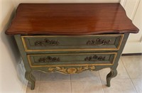 Heckman Painted Wood 2 Drawer Accent Chest